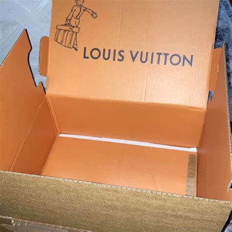 louis vuitton cardboard box|louis vuitton transparent box.